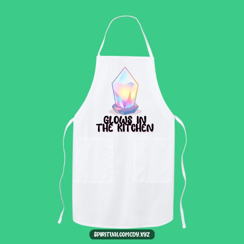 Funny Crystal Apron - Luminous Zen Kitchen Gift
