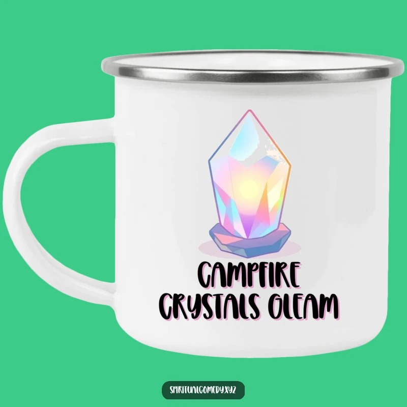 Funny Crystal Camping Mug - Luminous Zen Outdoor Gift