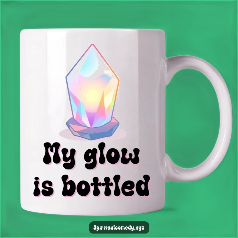 Funny Crystal Mug - Luminous Zen Light Gift for Crystal Lovers