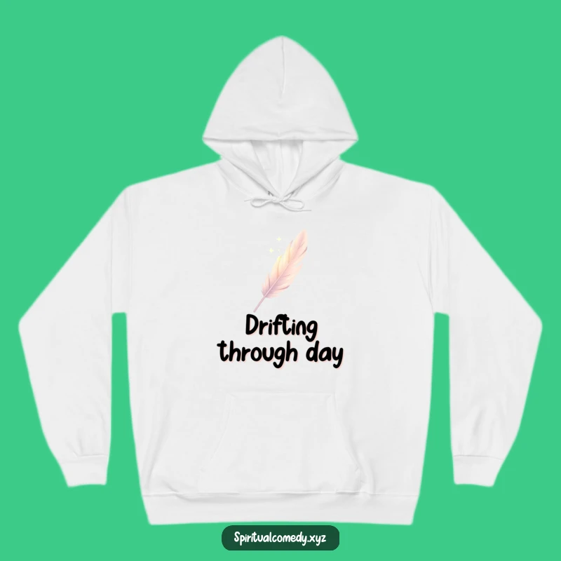 Funny Feather Hoodie - Cozy Light Descent Sweatshirt Gift