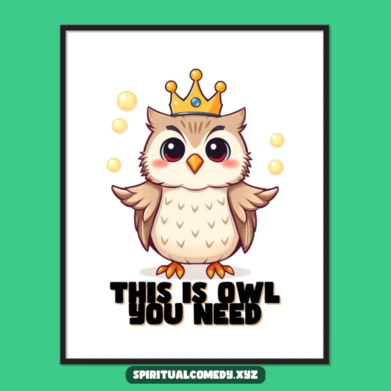 Funny Free Printable Owl Wall Art: Enchanting Downloadable Decor for Whimsical Homes!