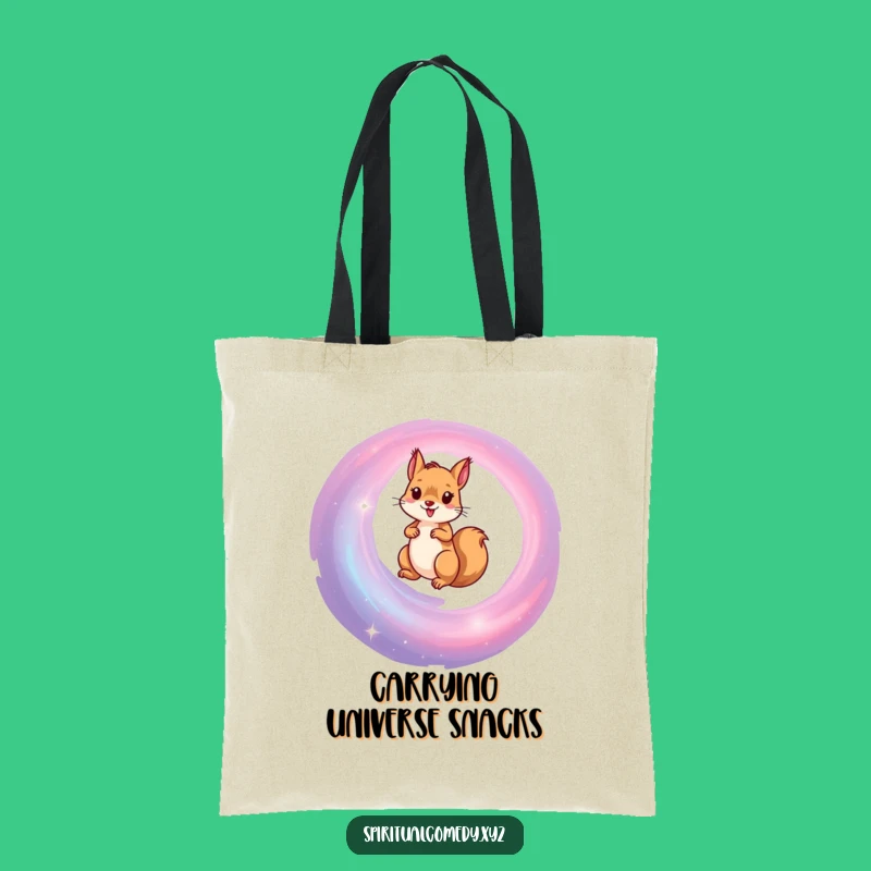 Funny Galaxy Squirrel Tote Bag: Carry Your Dreams with This Hilarious Accessory